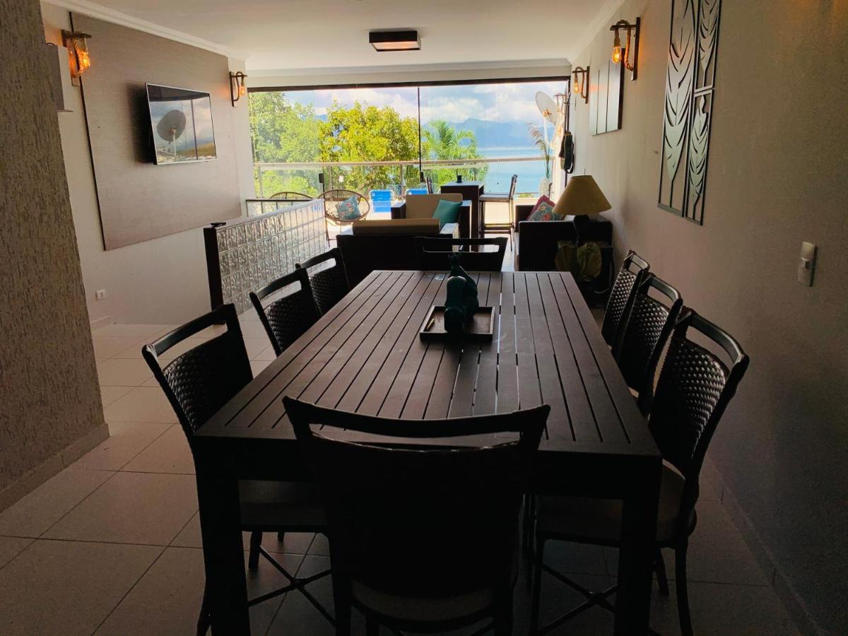 Lindo Duplex Pe Na Areia Com Praia Privativa Caraguatatuba Bagian luar foto